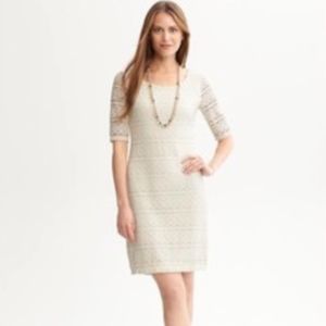 NEW Banana Republic Lace Sheath Dress Sz 10